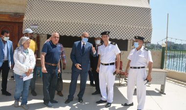 محافظ القليوبية يتفقد المرحلة الثالثة من ممشى أهل مصر بمدينة بنها 