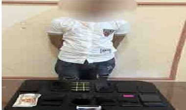 القبض على شاب بحوزته 11 هاتف محمول مسروق بالموسكى