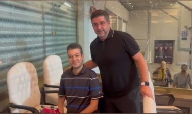 «فيتوريا» ينشر صورًا له مع أصحاب الهمم بإحدى المباريات