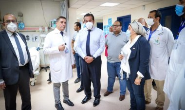 وزير الصحة يتفقد مشروع رفع كفاءة قسم العناية المركزة بمستشفى القباري التخصصي