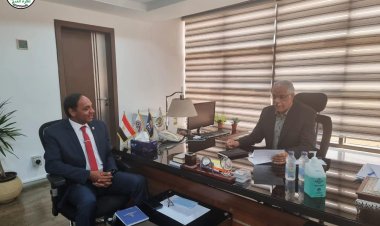 جمال علام يبحث عددا من الملفات مع مدير إدارة المدربين باتحاد الكرة