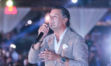 بالصور.. راغب علامة يشعل ليل العلمين الجديدة بحضور نجوم الفن والمشاهير