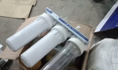 ضبط مصنع فلاتر مياه بدون ترخيص في المرج