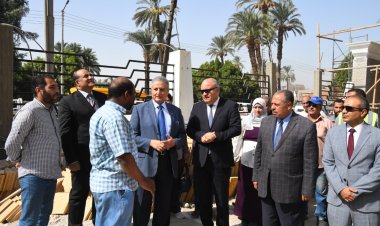محافظ قنا يعلن انتهاء 80% من مشروع المكتبة العامة
