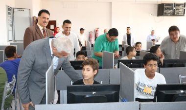 رئيس جامعة المنوفية يتفقد اختبارات «أشبال مصر الرقمية» بالذكاء الاصطناعي