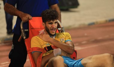 تدخل جراحي لمدافع الإسماعيلي بعد إصابته بكسر في الترقوة