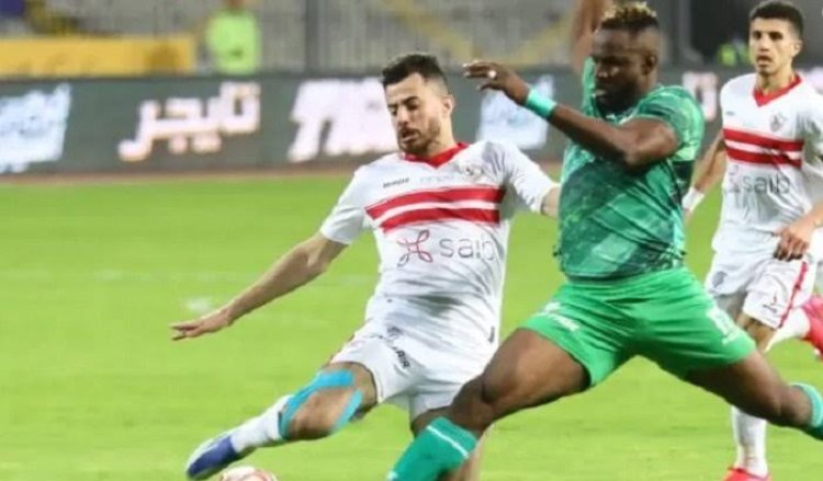 التعادل السلبي يحسم الشوط الأول بين الزمالك والمصري في الدوري