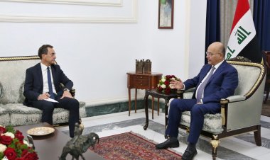 الرئيس العراقي يلتقي السفير الفرنسي لبحث سبل التعاون بين البلدين