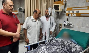 حالة من مصابي قطار الشرقية تعاني اضطراب في الوعي ووكيل الصحة يطمأن عليه