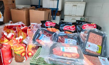 البحيرة تطلق قافلة كبرى تضم 40 سيارة محملة بالمواد الغذائية المدعمة