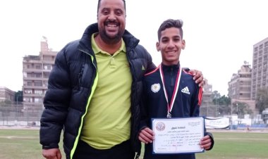 لاعب الإسماعيلي يحصد الذهبية في منافسات بطولة الجمهورية لألعاب القوى