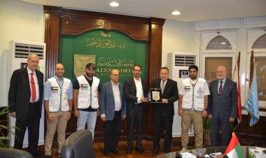 لإجراء عمليات قلب مفتوح للأطفال بالمجان..جامعة الإسكندرية تستقبل وفد مؤسسة محمد بن راشد آل مكتوم