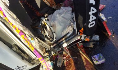 مصرع شخص في انقلاب تريلا على الطريق الاقليمي بالمنوفية