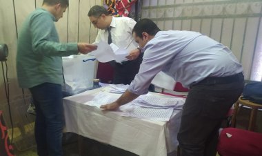 بالفيديو والصور| فرز أصوات انتخابات نقابة المحامين