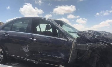 صور| عضو مجلس الأهلي يتعرض لحادث سير أثناء ذهابه لحضور عزاء شقيقة الخطيب
