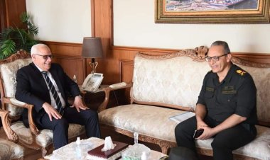 محافظ بورسعيد يستقبل رئيس مجلس إدارة الشركة الوطنية لبيع وتوزيع المنتجات البترولية
