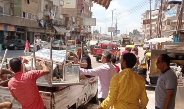 رفع 1080 حالة إشغال طريق مخالف وإزالة 5 أكشاك دون ترخيص بالبحيرة