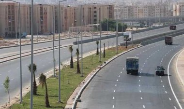 غلق جزئي في طريق الواحات بأكتوبر لأنشاء محطة الأتوبيس الترددي 