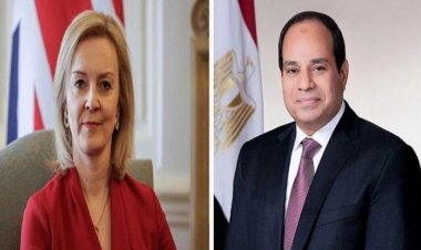 الرئيس السيسي يُقدم التهنئة لرئيسة وزراء بريطانيا الجديدة