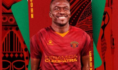 سيراميكا كليوباترا يعلن تعاقده مع جون إيبوكا 