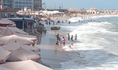 الإسكندرية: رفع درجة الاستعداد القصوى بالشواطئ  وتحذيرات للمصطافين من ارتفاع الأمواج