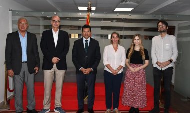 وزير الرياضة يستقبل وفد الصحافة الشبابية الألمان