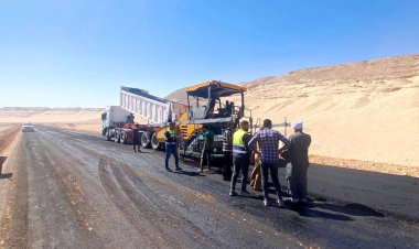 محافظ سوهاج يتابع الموقف التنفيذي لمشروع طريق البلينا الصحراوي الغربي