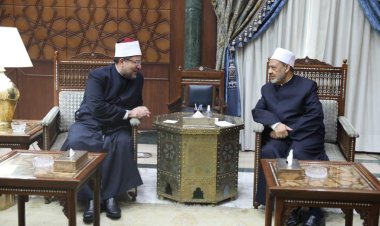 الإمام الأكبر يستقبل وزير الأوقاف بمشيخة الأزهر