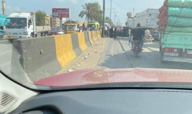 مصرع شاب أثناء عبوره طريق سريع بالدقهلية