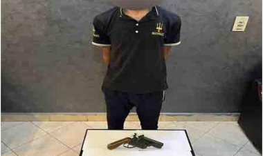 القبض على شخص بحوزته أسلحة نارية وذخائر بحلوان