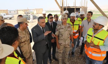 محافظ سوهاج يتفقد مشروع إنشاء محطة معالجة الصرف الصحي بدار السلام
