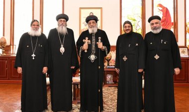 عاجل.. البابا تواضروس الثاني يستقبل الأنبا أنطونيوس مطران القدس