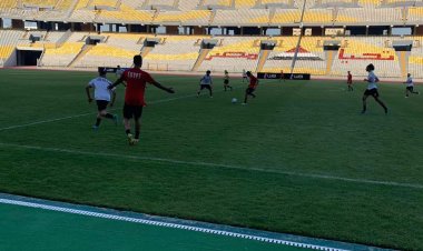 المنتخب الأوليمبي يختتم معسكره بمباراة ودية شهدت ٣ أهداف 