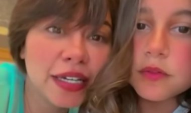 شيرين تغني وترقص مع ابنتها على أنغام «أديني سيبته وشوفت أهو محصلش حاجة»