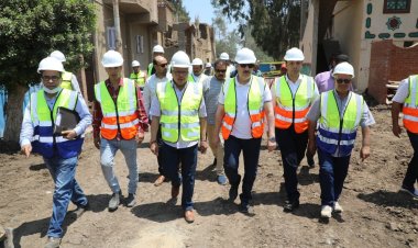 محافظ المنوفية يتابع آخر مستجدات تنفيذ برنامج خدمات الصرف الصحي المستدامة