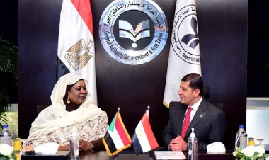 الرئيس التنفيذي لهيئة الاستثمار يبحث مع وزيرة التعاون الدولي السودانية أوجه التعاون المشترك