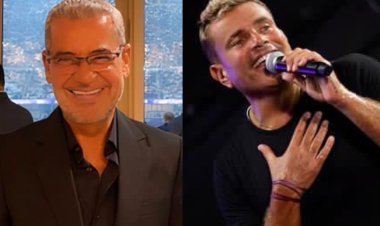 عمرو دياب يوجة رسالة إلى الإعلامي مصطفى الأغا بعد حفل ستاد لوسيل