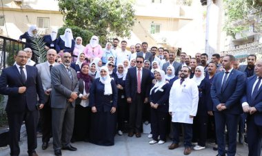 وزير الصحة يتفقد مستشفى 6 أكتوبر للتأمين الصحي