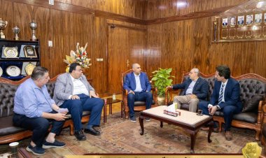 اجتماع تنسيقي بين رئيس جامعة طنطا ووكيل وزارة الصحة بالغربية