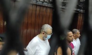 «ملابس بيضاء ونظارة».. مشاهد من جلسة محاكمة المتهمين بقتل الإعلامية شيماء جمال