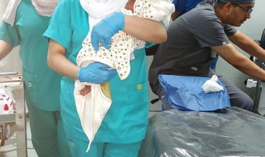 تشغيل جهاز لتصوير قاع العين وفحص الشبكية بمستشفى سوهاج التعليمي