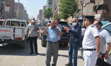 محافظ القليوبية يتفقد مدينة شبرا الخيمة ويتابع الحملة الميكانيكية لحي شرق وغرب
