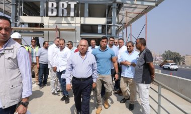 وزير النقل يتابع أعمال تنفيذ المرحلة الثانية من مشروع تطوير وتوسعة الطريق الدائري