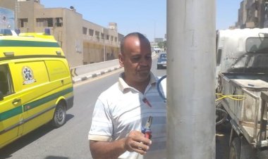 استمرار الوحدة المحلية بسوهاج في أعمال ترشيد استهلاك الكهرباء