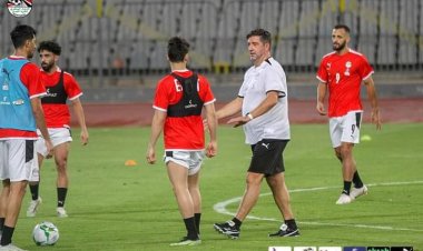 منتخب مصر يخوض تدريبه الأول تحت قيادة روي فيتوريا 