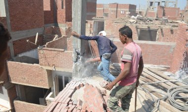 محافظ القليوبية يتابع حملة إزالة مخالفات البناء والتعديات على الأراضي الزراعية وأملاك الدولة