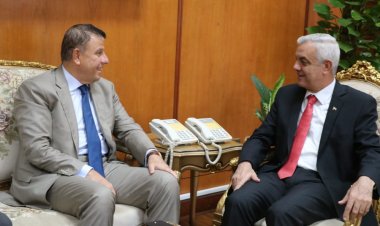 الدكتور عادل مبارك يستقبل رئيس جامعة عين شمس