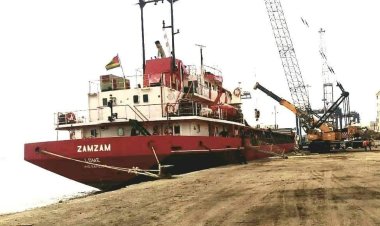 بحمولة 5500 طن صودا كاوية..  ميناء غرب بورسعيد يستقبل السفينة «BOMAR CERES»