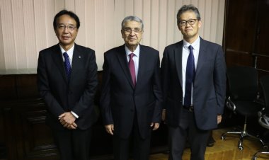 وزير الكهرباء  يستقبل رئيس منطقة الشرق الأوسط وإفريقيا بـ«سوميتومو» اليابانية