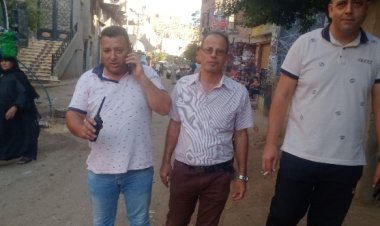 مجلس مدينة بنها يدفع بمعدات إضافية لحل أزمة غرق المقابر والشوارع بالشموت